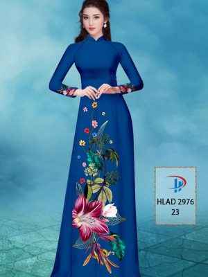 Vải Áo Dài Hoa In 3D AD HLAD2976 31